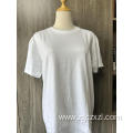 Pure cotton men's plain round neck short sleeves